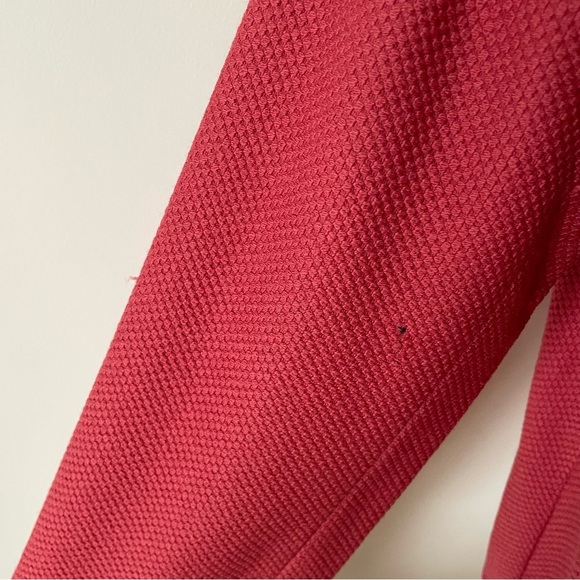 Eileen Fisher Virgin Wool Pique Stretch Jacket Terracotta Pink Blazer NWT Size M - Picture 11 of 12